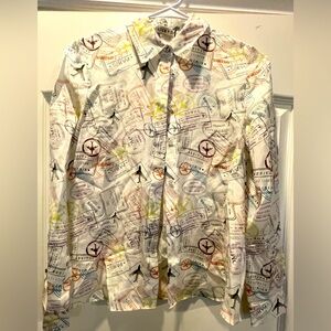 Alice + Olivia silk shirt size XS NWT